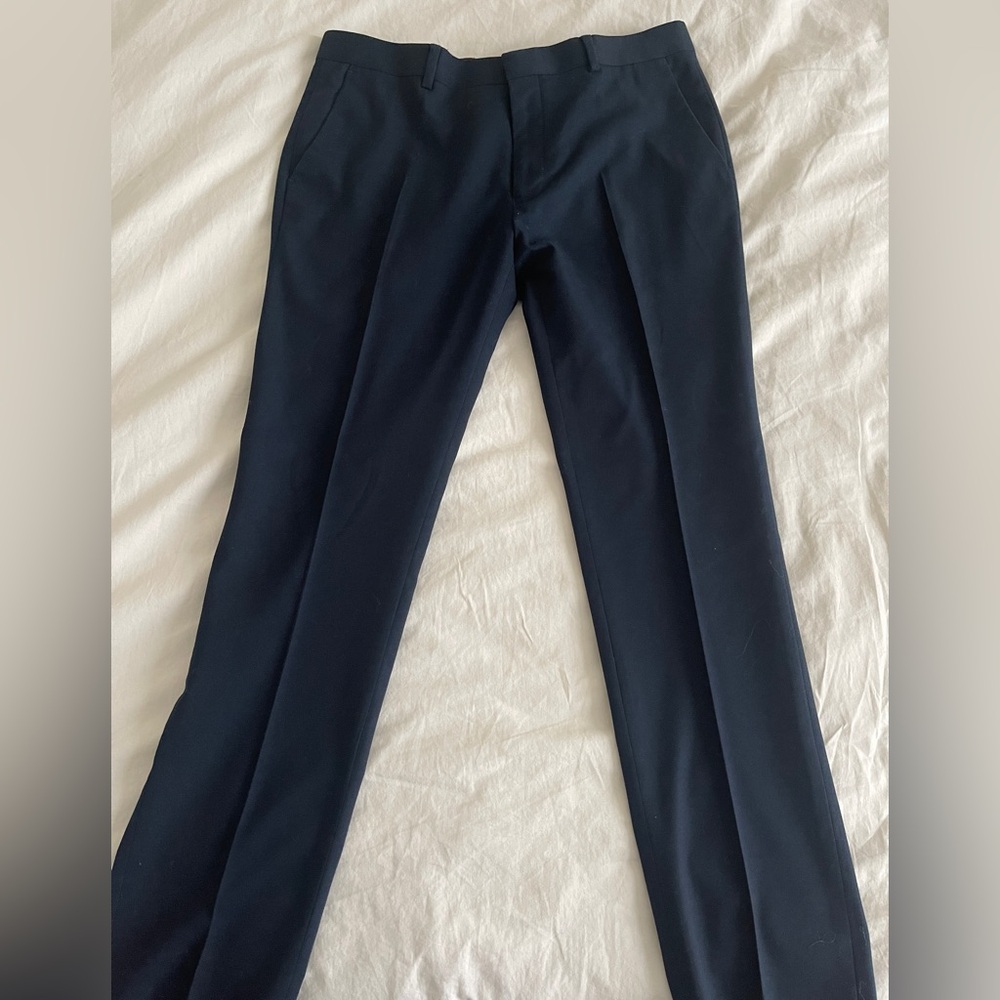 Topman navy dress pants 34R
